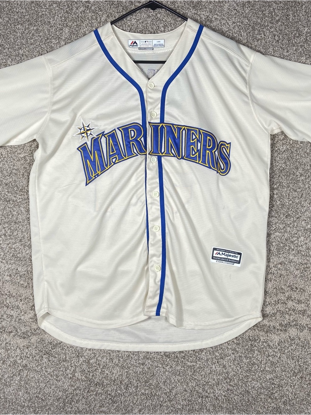Majestic Ichiro Suzuki Majestic Jersey Mens Large Seattle Mariners Stitched MLB